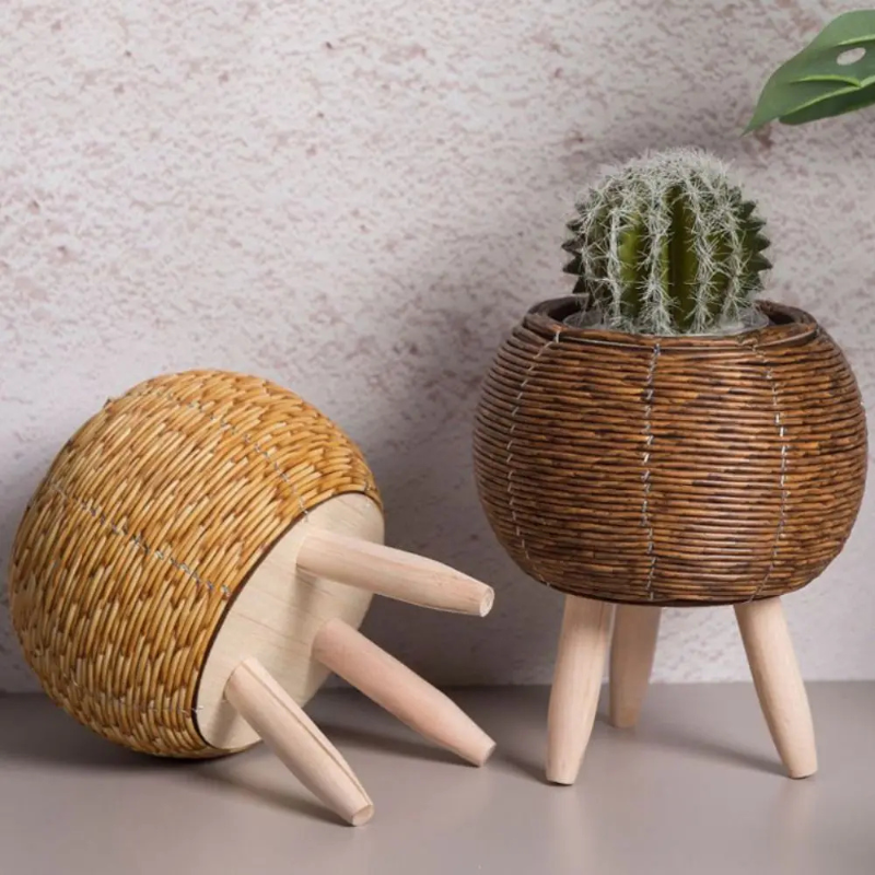Almadar™ Plant Basket – Woven Flower Pot